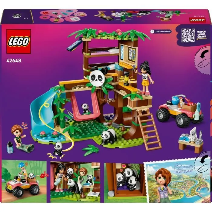 LEGO Friends 42648 Le Sanctuaire des Pandas - Jeu de Construction pour Fille dès 7 Ans-5