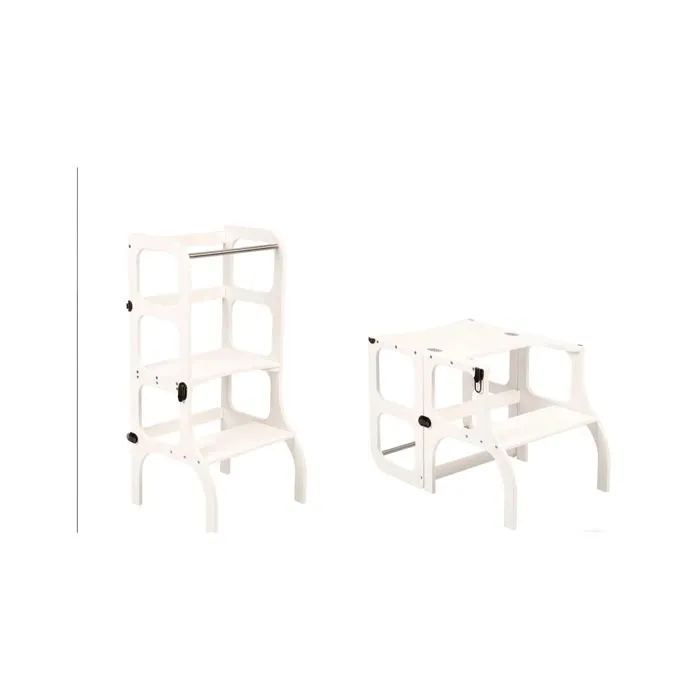 Tour d'apprentissage - Ette tete - Step'n'Sit - Blanc - Bois - 18 mois et plus-1