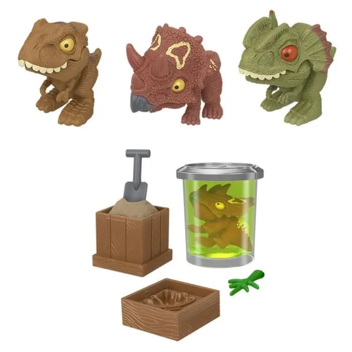 Jurassic World-Dinos dévoreurs-Mini dinosaure avec surprises HVB29-1