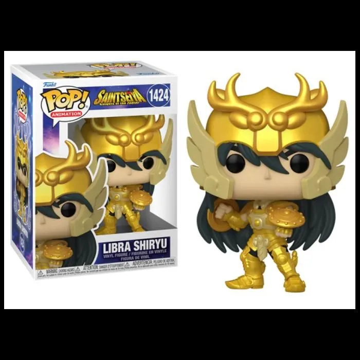 Figurine Pop! Saint Seiya Gold Libra Shiryu 9 cm - FUNKO - Mixte - Adulte - Intérieur-1