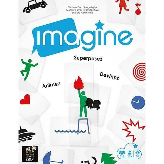 Cocktail Games - Imagine - Jeu de société - À partir de 12 ans - 3 à 8 joueurs - 30 minutes-1