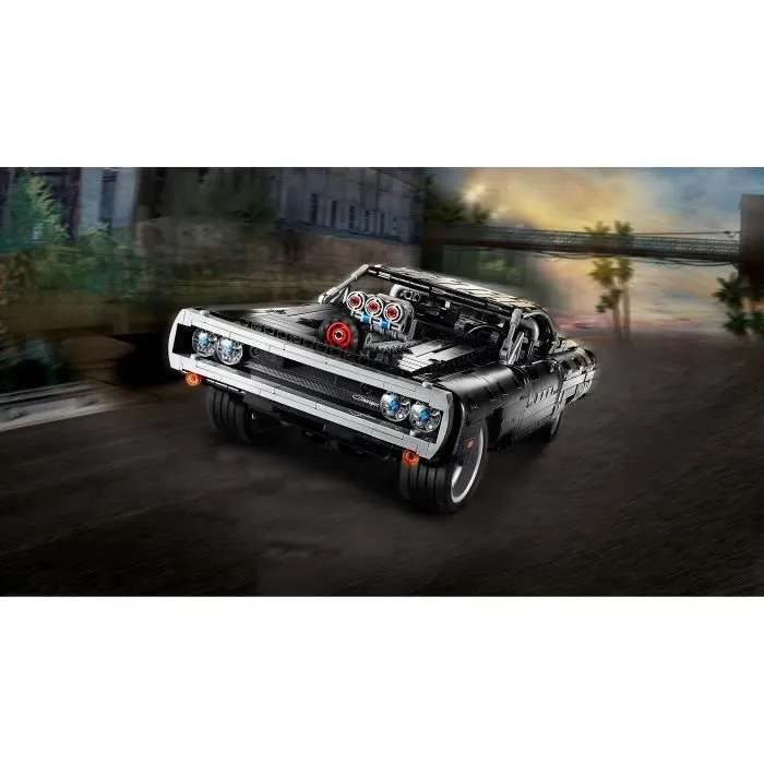LEGO® Technic 42111 La Dodge Charger de Dom, Maquette Voiture de Course à Construire Fast and Furious, Idée Cadeau-4