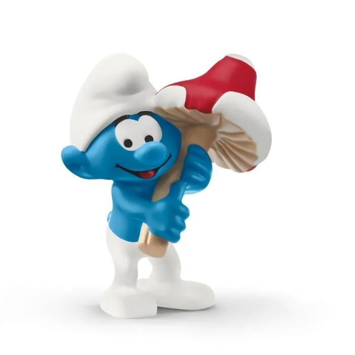 Figurine Schleich - Schtroumpf avec porte-bonheur - Multicolore - A partir de 3 ans-0
