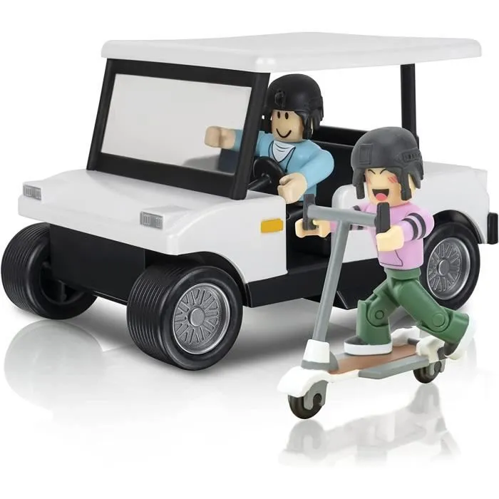 Roblox Collection des Célébrités-Véhicule Vedette-Brookhaven : voiturette de Golf [Comprend Un Article virtuel Exclusif], ROG0239-0