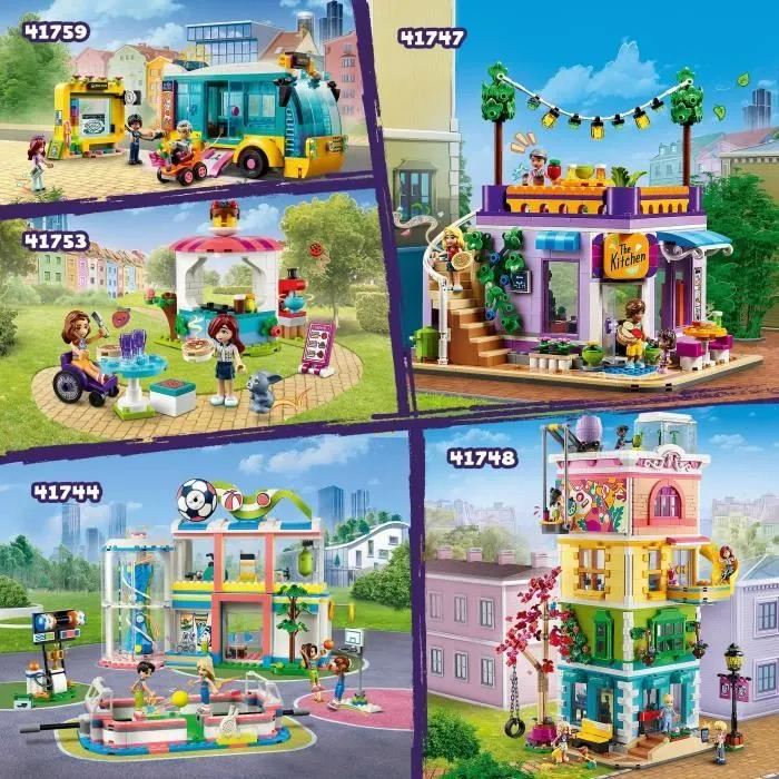 LEGO® Friends 41753 La Crêperie, Jouet Créatif avec Figurine de Lapin, Cadeau Enfants 6 Ans-4