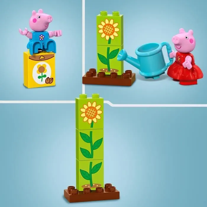 LEGO® DUPLO® 10431 Le Jardin et la Cabane dans l’Arbre de Peppa Pig - Jouet Créatif-2