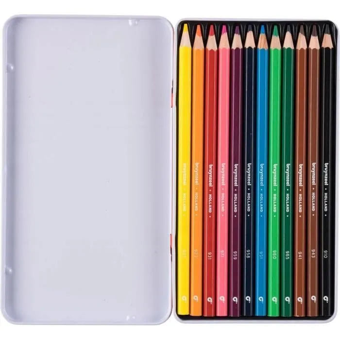 Bruynzeel crayons de couleur Super wood 12 pcs-1