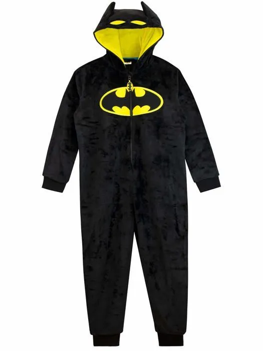 Pyjama - chemise de nuit Dc comics DC Cpmics - Grenouillere - Batman - Garcon - Noir - 8-9 Ans-0