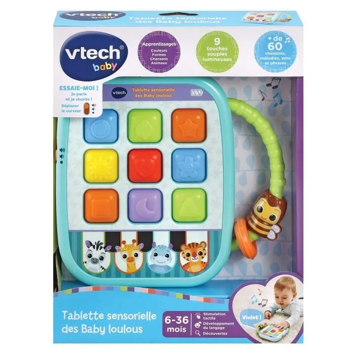 VTECH BABY - Tablette Sensorielle des Baby Loulous-0