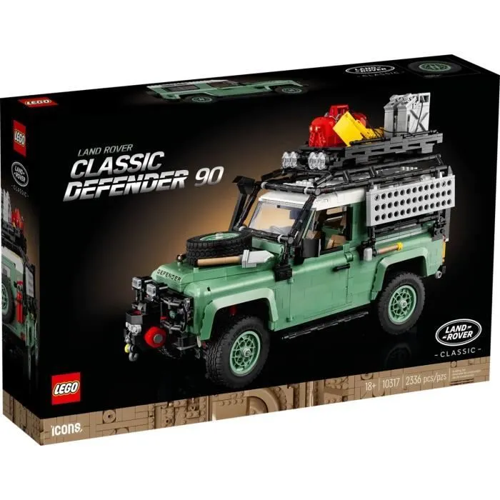 Jeu de construction - Lego - Land Rover Classic Defender 90 - 2336 pièces - Vert - 18 ans et plus-0