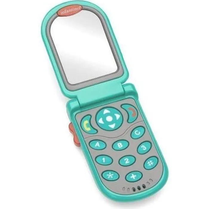 Jouet électronique - INFANTINO - Flip and Peek - Pour bébé - Avec miroir et sons amusants-0
