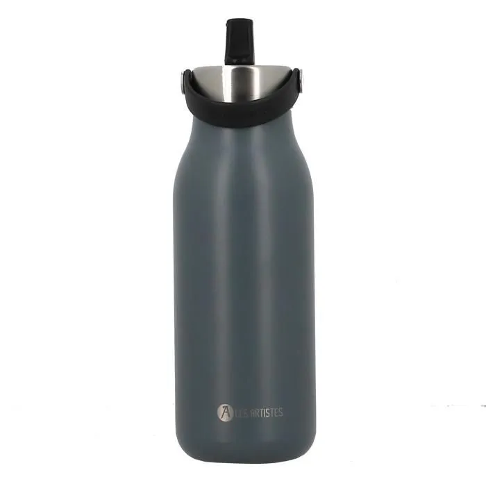 Gourde d hydratation Bouteille / bottle 2.0 grey p. 1000ml/34fl.oz - Les artistes de paris-0