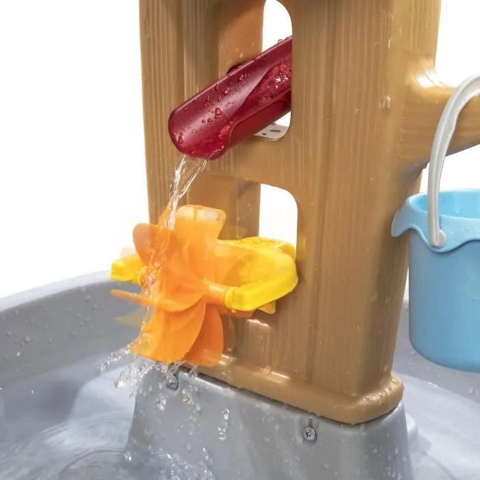 Table d'eau pour enfants - STEP2 - Effet de pluie réaliste - Gris et marron-0