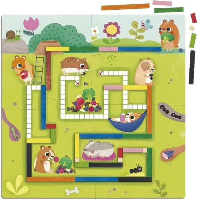 Jeu éducatif - GOULA - 1-10 Maths - Aide les hamsters à constituer leurs provisions pour l’hiver-2