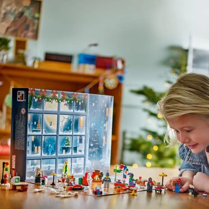 LEGO® Marvel 76293 Calendrier de l’Avent Spider-Man 2024 - Cadeau Festif pour Enfants-4