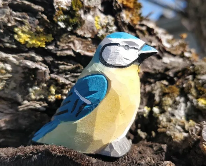 Wudimals - Figurine Mésange bleue - K-PLAY-2