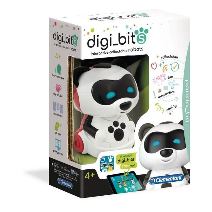 CLEMENTONI Coding lab Digi_bits - Robot Ours interactif-2
