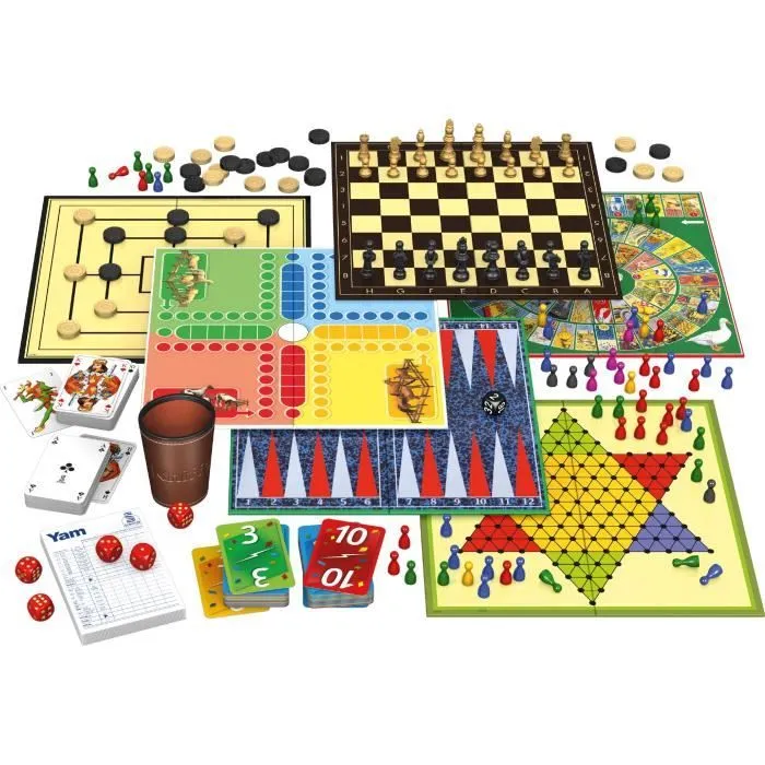 Coffret Premium Boite Métal - Jeux de Société - SCHMIDT SPIELE - Découvrez une sélection premium de jeux dans une boîte élégante !-1