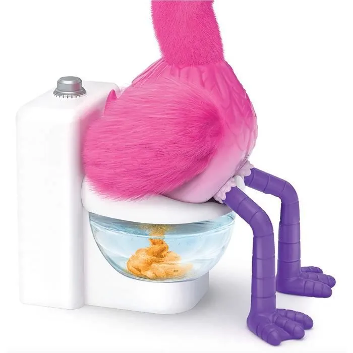 Little Live Pets Gotta Go Flamingo- Le Nouveau Jouet Flamant Rose interactif Qui Danse, Chante et Fait Caca, 26222-3