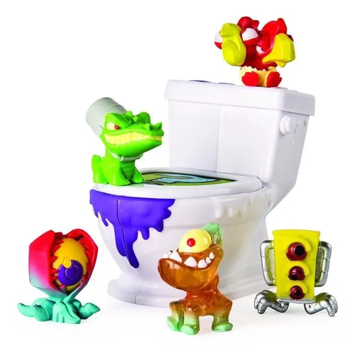 Pack de 5 figurines Flushies Flush Force - Spin Master-4