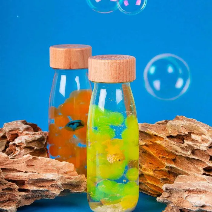 Bouteille sensorielle Sound Poisson bleu-2