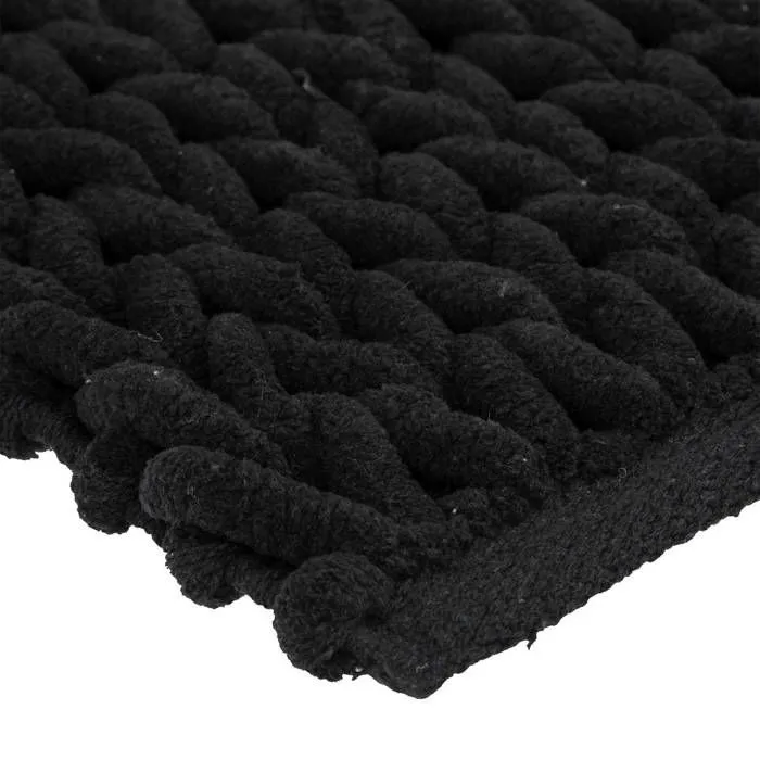 5five - tapis de bain 50x75cm "colorama" noir khôl-2
