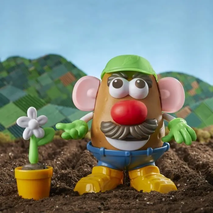Mr. Patate Green, 15 pièces en matière plastique d'origine végétale, jouet pour enfants, Potato Head Goes Green, Hasbro-4