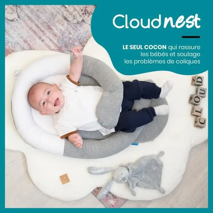 Babymoov Réducteur anti-coliques CloudNest - bouillotte intégrée-1