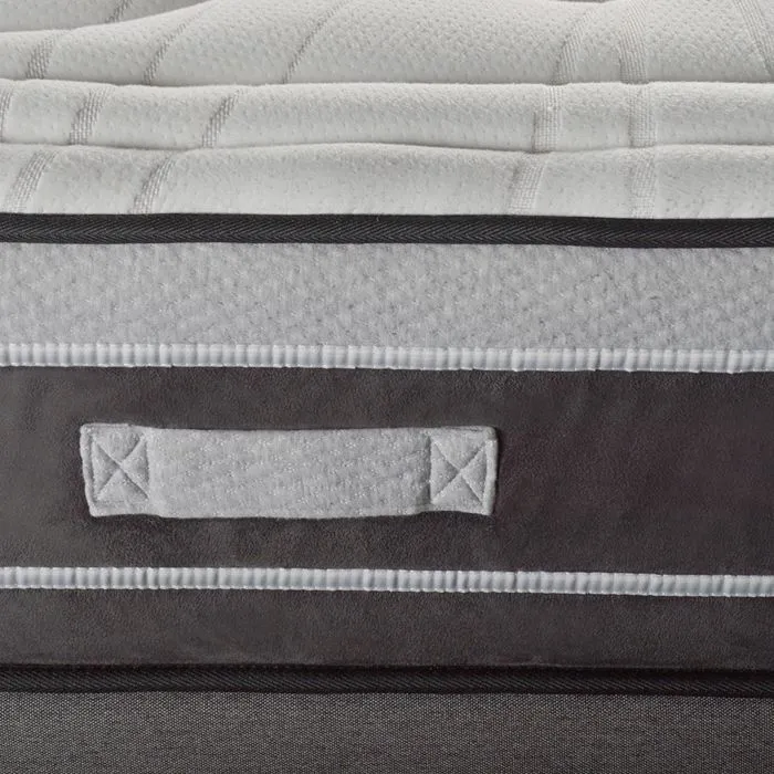 Matelas DIVIN 140x190 cm | Ressorts  & Mémoire de forme | Blanc-4