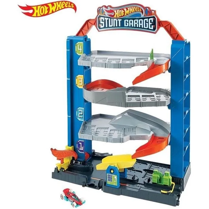 Garage Cascades Hot Wheels City - Hot Wheels - Circuit / Petite voiture - 4 ans et +-0