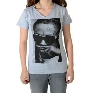 Tee Shirt Little Eleven Paris Lil SS Mixte - Gris-2