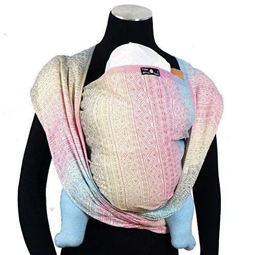 Echarpe de Portage Didymos Prima Aurora Taille 7 - Bleu - 100% coton biologique-1