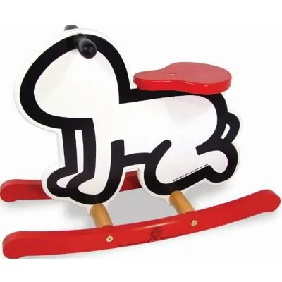 Bascule Keith Haring blanche-0