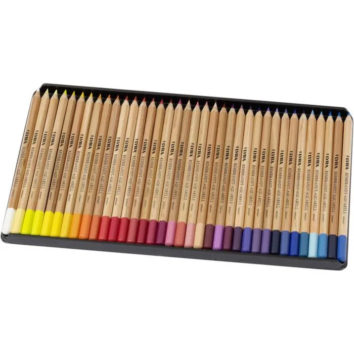 Fournitures de bureau - Lyra - Coffret métal - 72 crayons aquarellables - Multicolore - Mixte-2