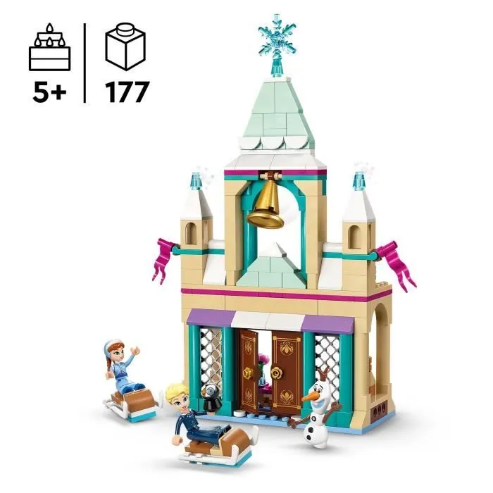 LEGO Disney La Reine des Neiges 43265 Le Château de Glace d’Arendelle - Jeu enfant 5 ans-1
