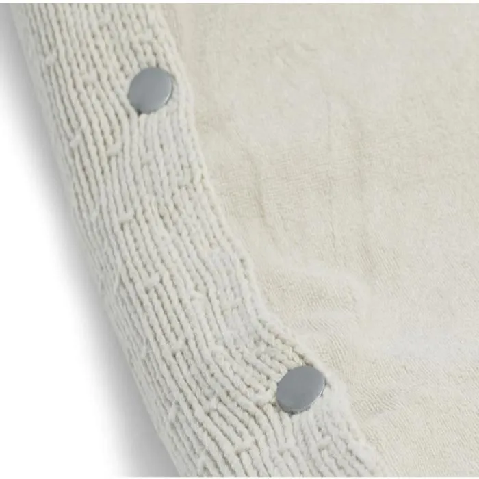 Housse matelas à langer Bliss Knit Nougat Beige-2