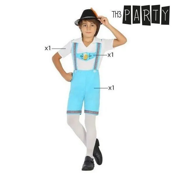 Déguisement Enfant Allemand - BigBuy Party - 3 Pièces - Chemise, Plastron, Pantalon-1