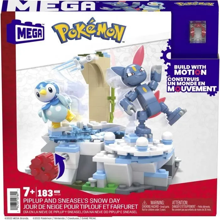 MEGA Pokémon - Tiplouf et Farfuret - Jouet de construction - 7 ans et + HKT20-0