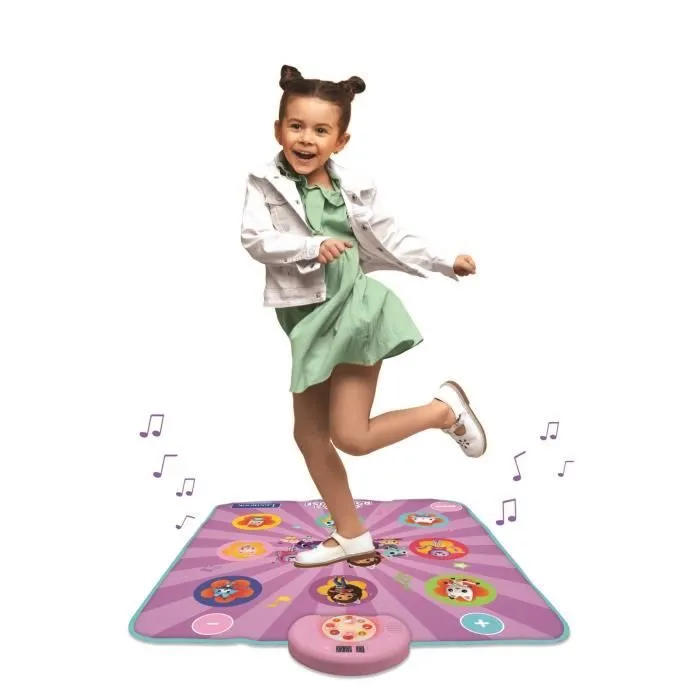 Tapis de danse électronique, Bluetooth et lumineux Gabby et la maison magique avec 6 modes de jeu-2