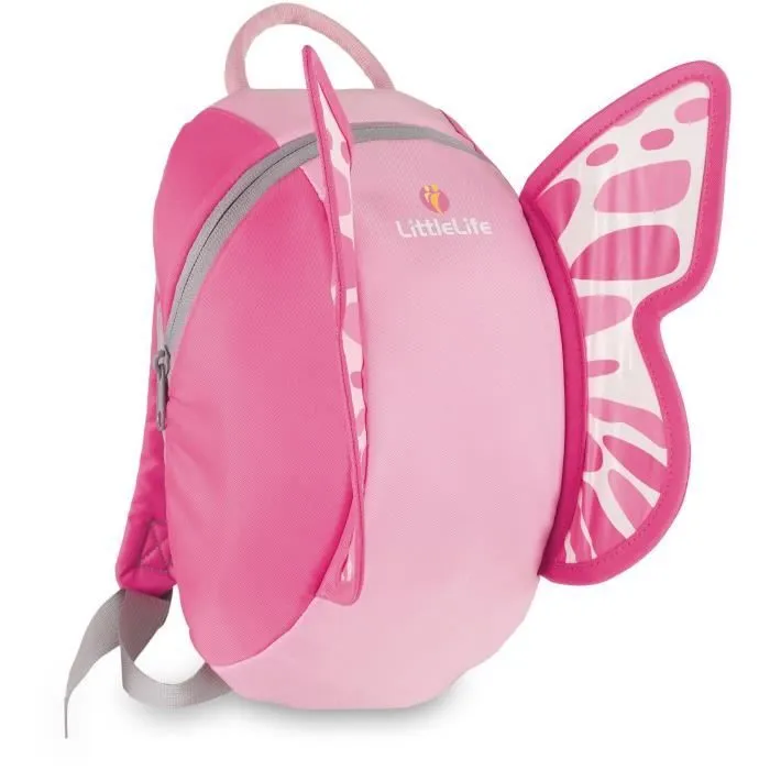 LittleLife Littlelife Sac à dos avec animaux pour Enfants - Papillon-0