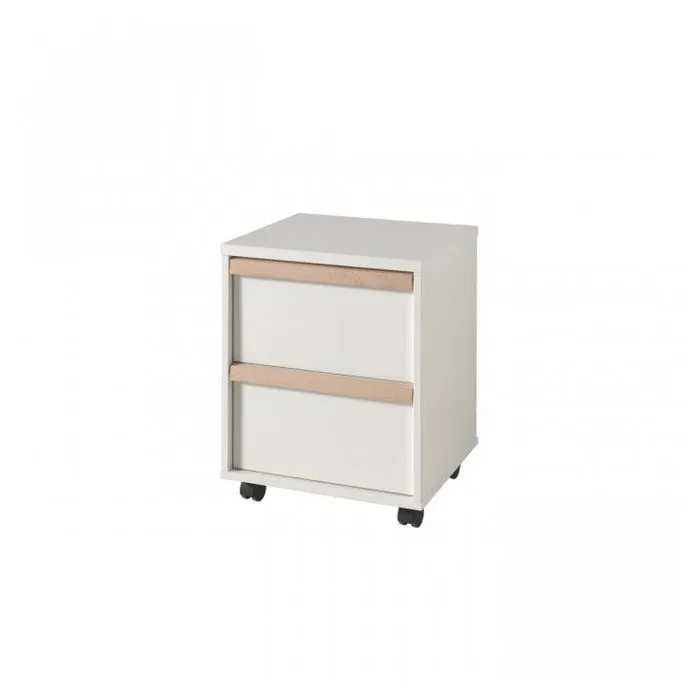 Ensemble de chambre - Vipack - LONDON Blanc - Lit classique - Enfant - Bois massif-5