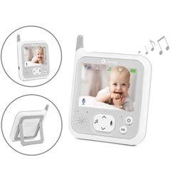 LIONELO Babyline 7.1 - Babyphone vidéo - Sans fil - Jusqu'à 40 heures - Communication bidirectionnelle - Vision Nocturne-1