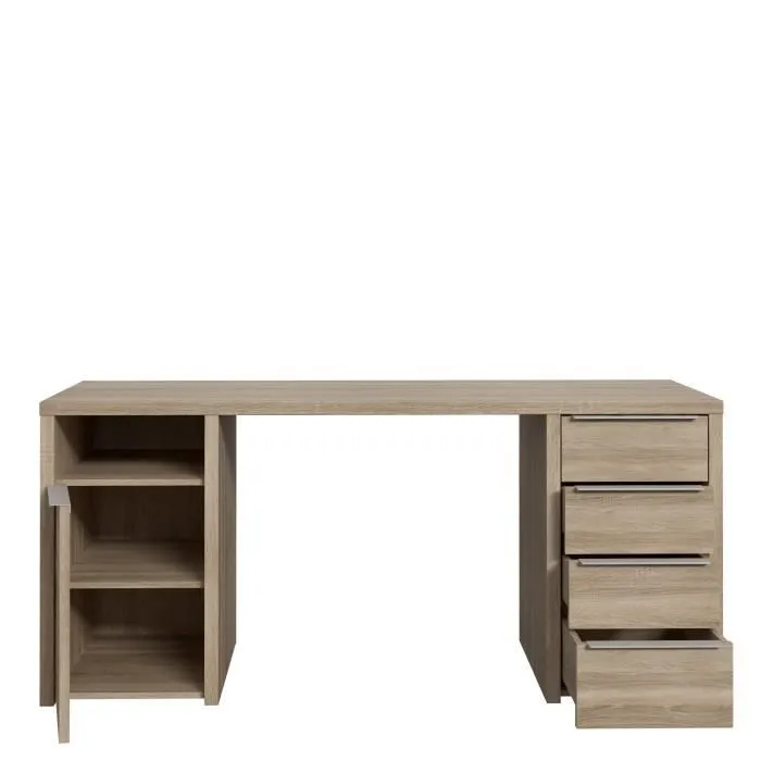 CALPE Bureau chêne sonoma - L 160 cm-3