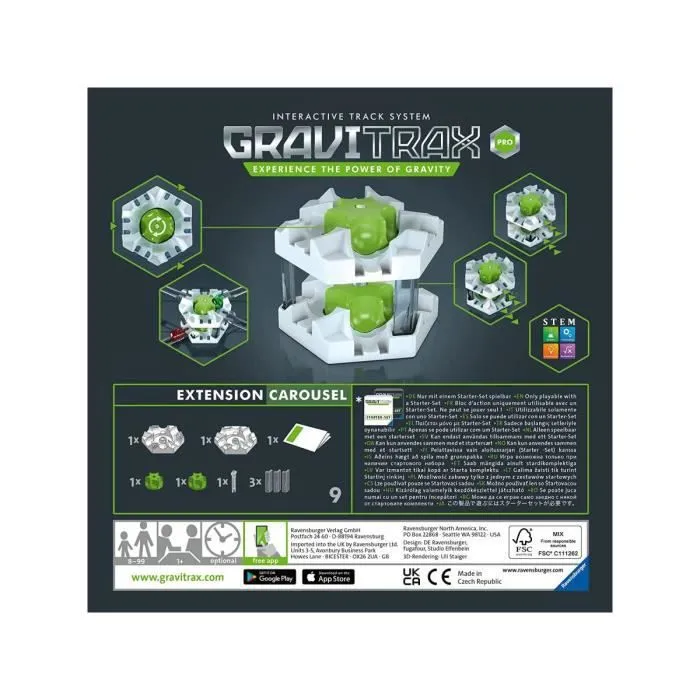 Jeu de construction GraviTrax PRO Bloc d'action Carousel - RAVENSBURGER - Mixte - 3 ans-2