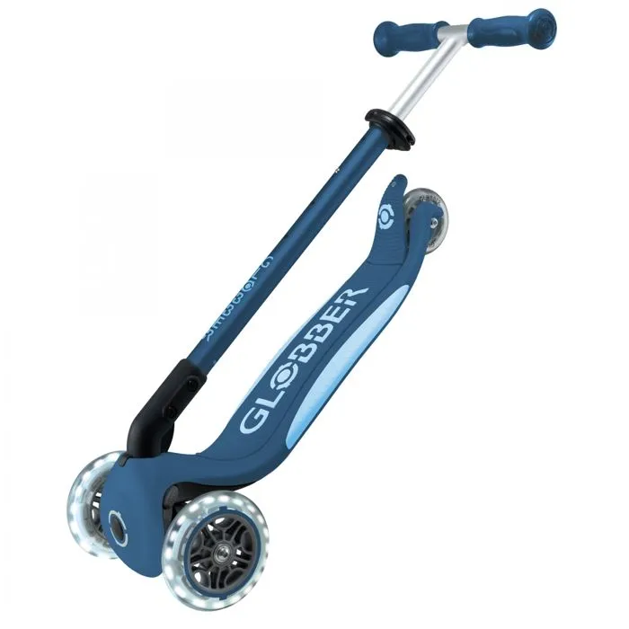 Trottinette 3 roues - Globber - PRIMO FOLDABLE PLUS LIGHTS V2 - Guidon ajustable - Roues lumineuses-4