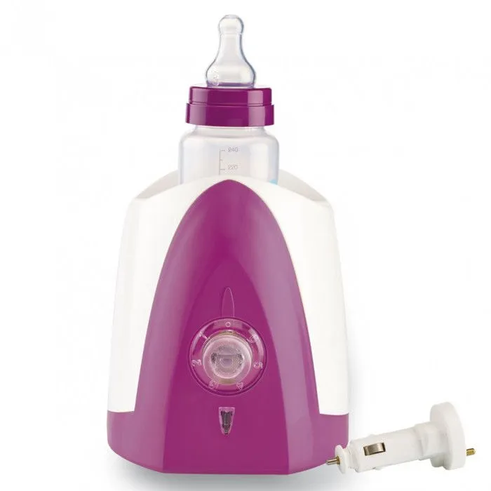 THERMOBABY Chauffe Biberon Blanc et Prune-0