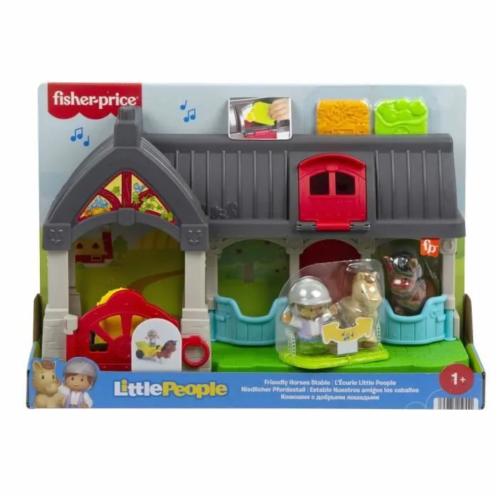 FISHER-PRICE Little People-L’écurie des Joyeux Chevaux avec 6 éléments - Fisher-Price - HWR84-8
