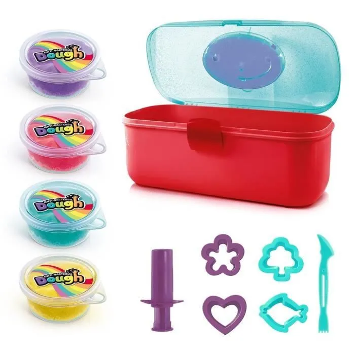 Malette de Pâte à modeler Antibactérienne - CANAL TOYS - SND 002 - Bleu-1