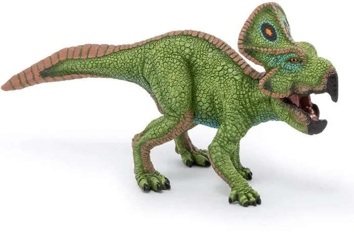 Figurine dinosaure - PAPO - Protocératops - Vert - Intérieur - Mixte-1