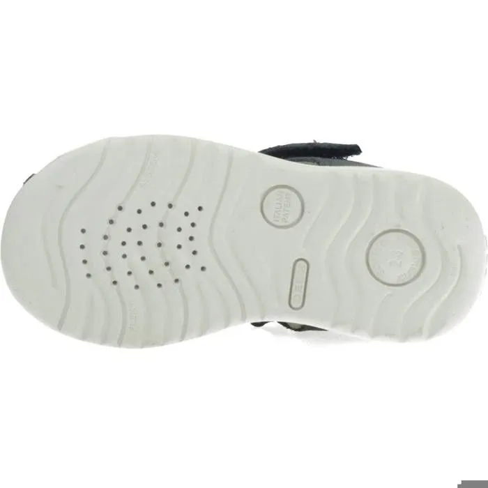 Sandale Plate Cuir Geox  Macchia - Marine-5